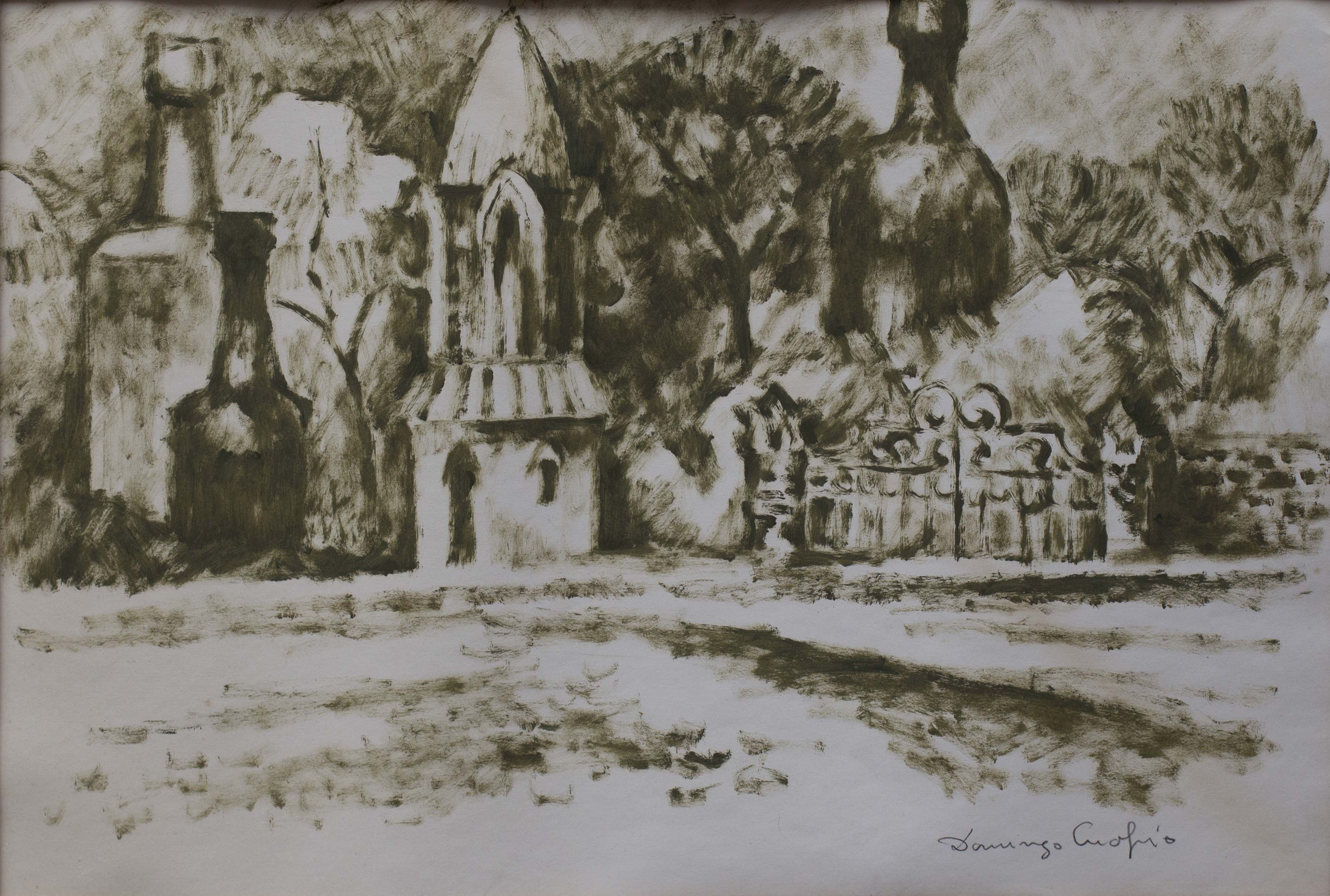 Paisaje con botellas