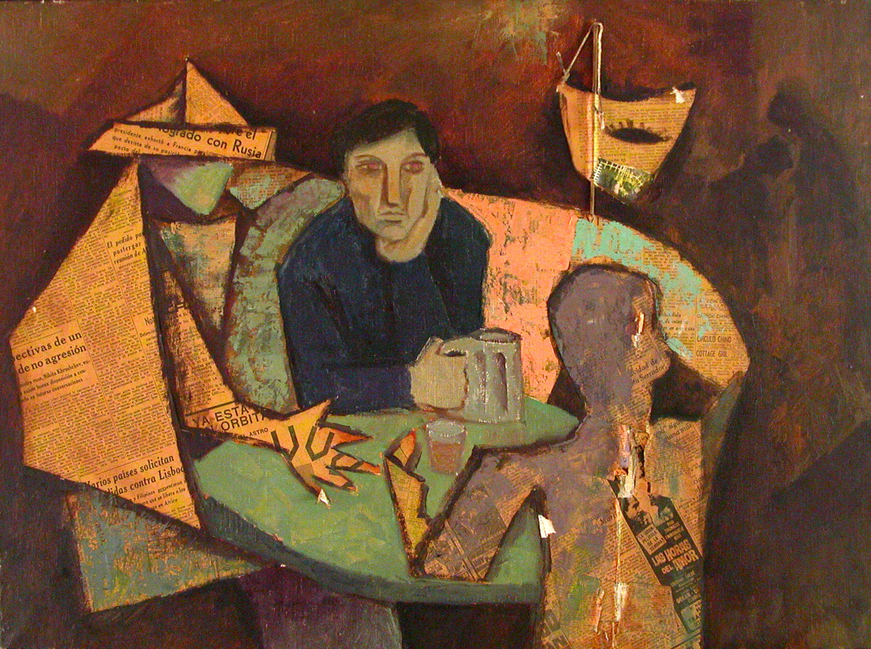 Figuras alrededor de una mesa