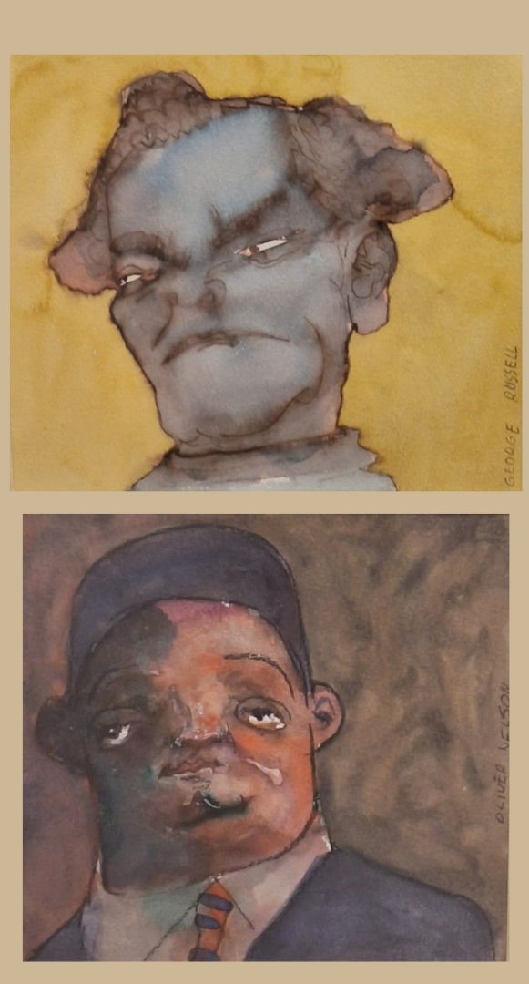 George Russell y Oliver Nelson