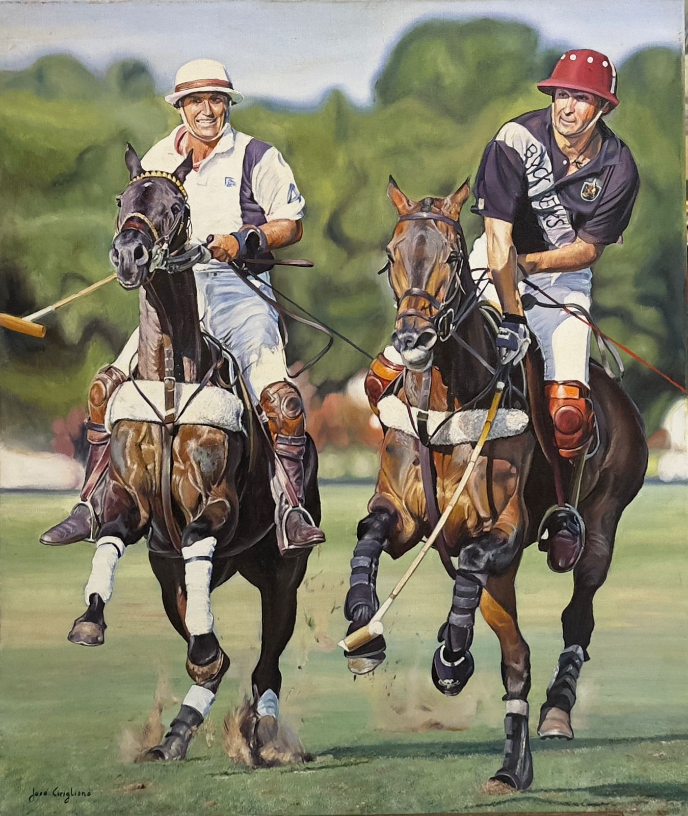 Polo °XXIII. De la serie “Caballos”