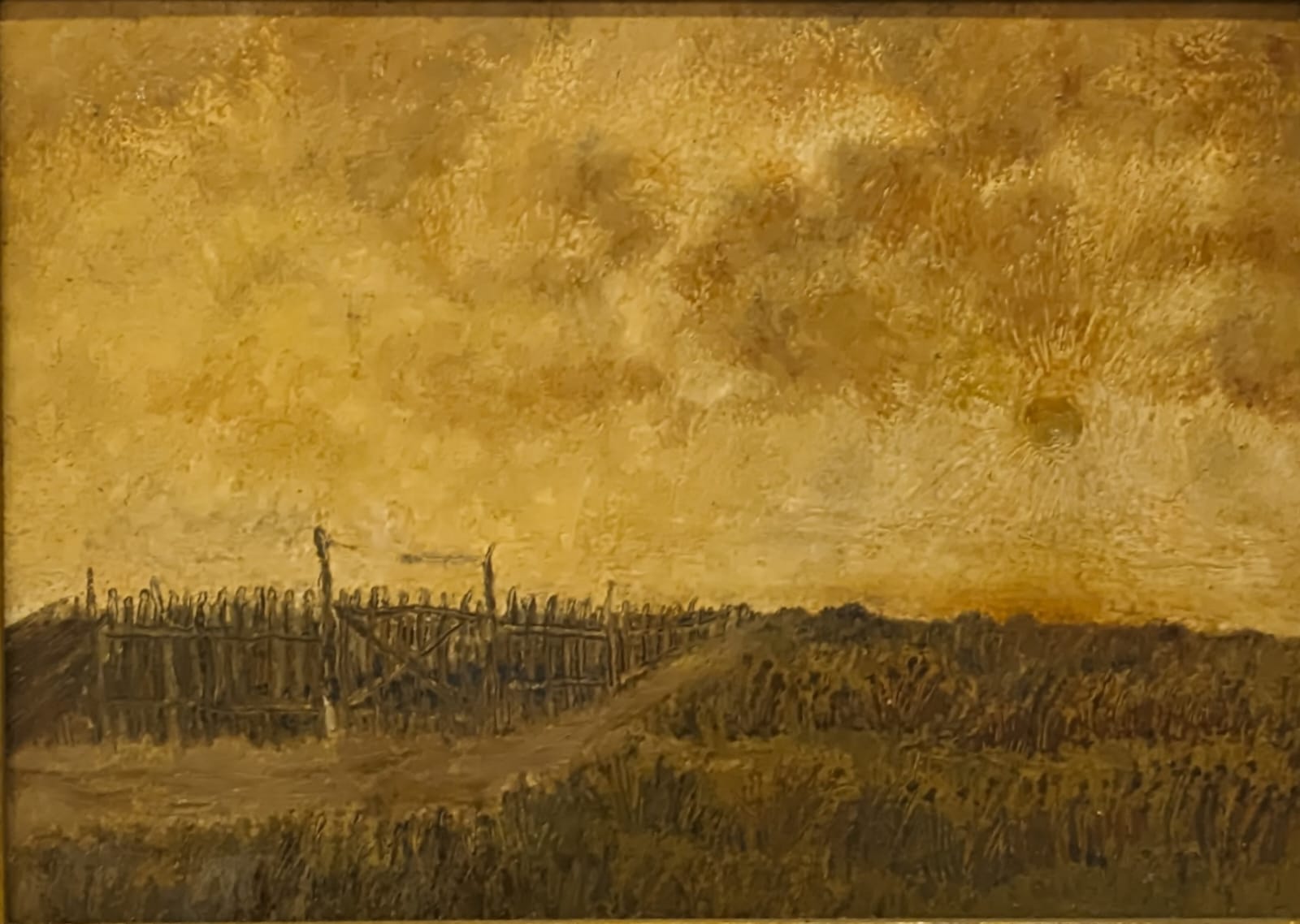 Corral de palo a pique